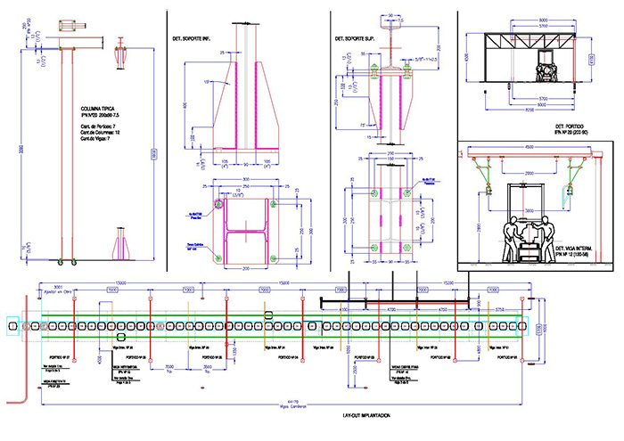 Lay Out Linea Armado Motor – Estructura –